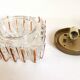 Pair of ceiling lights or wall sconces 70s