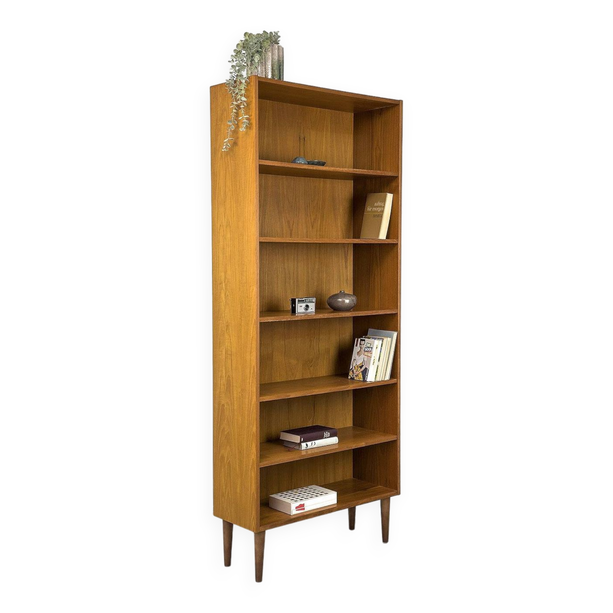 Vintage Teak Bookshelf by Domino Møbler, 1970s