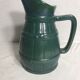 Former pitcher 80cl enamelled ceramic + cove blue green kitchen vintage