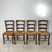 Set of 4 mulched chairs