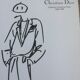 Christian Dior: pretty fashion illustration, autumn collection - Winter 1984- 1985