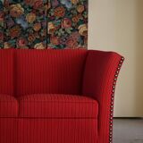 Art Deco three-seater canapé by a Danish cabinetmaker, Flemming Lassen style, 1940s.