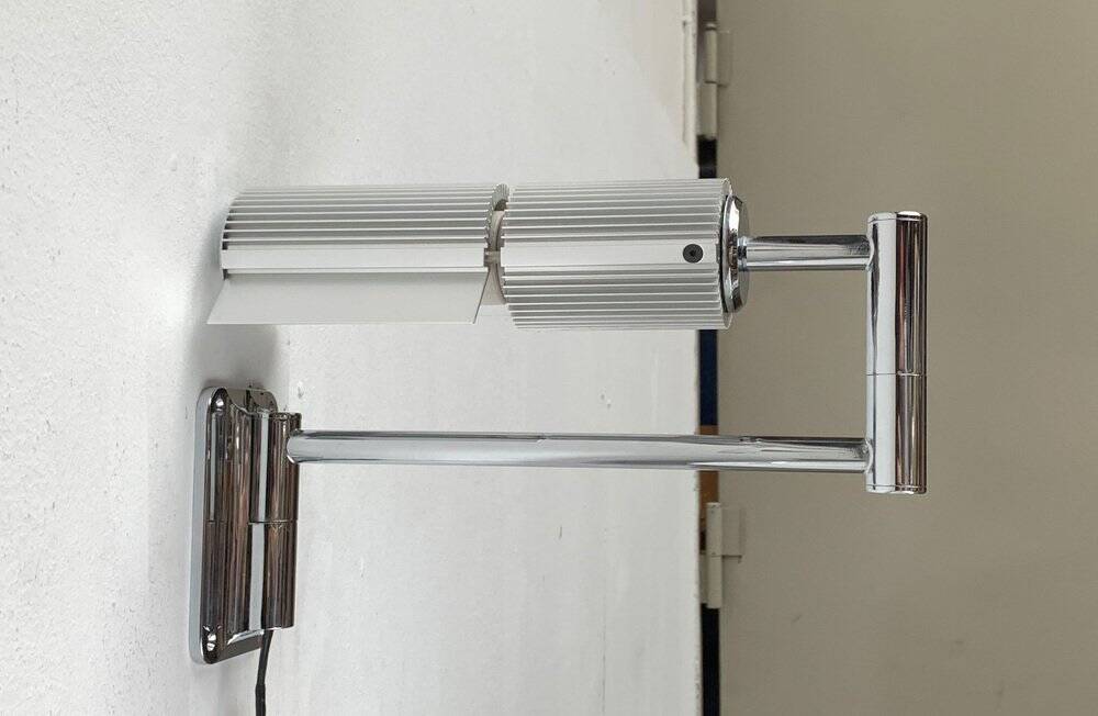 Vintage Space Age Wall Lamp Haloprofil by V. Frauenknecht for Swisslamps International, 1970s