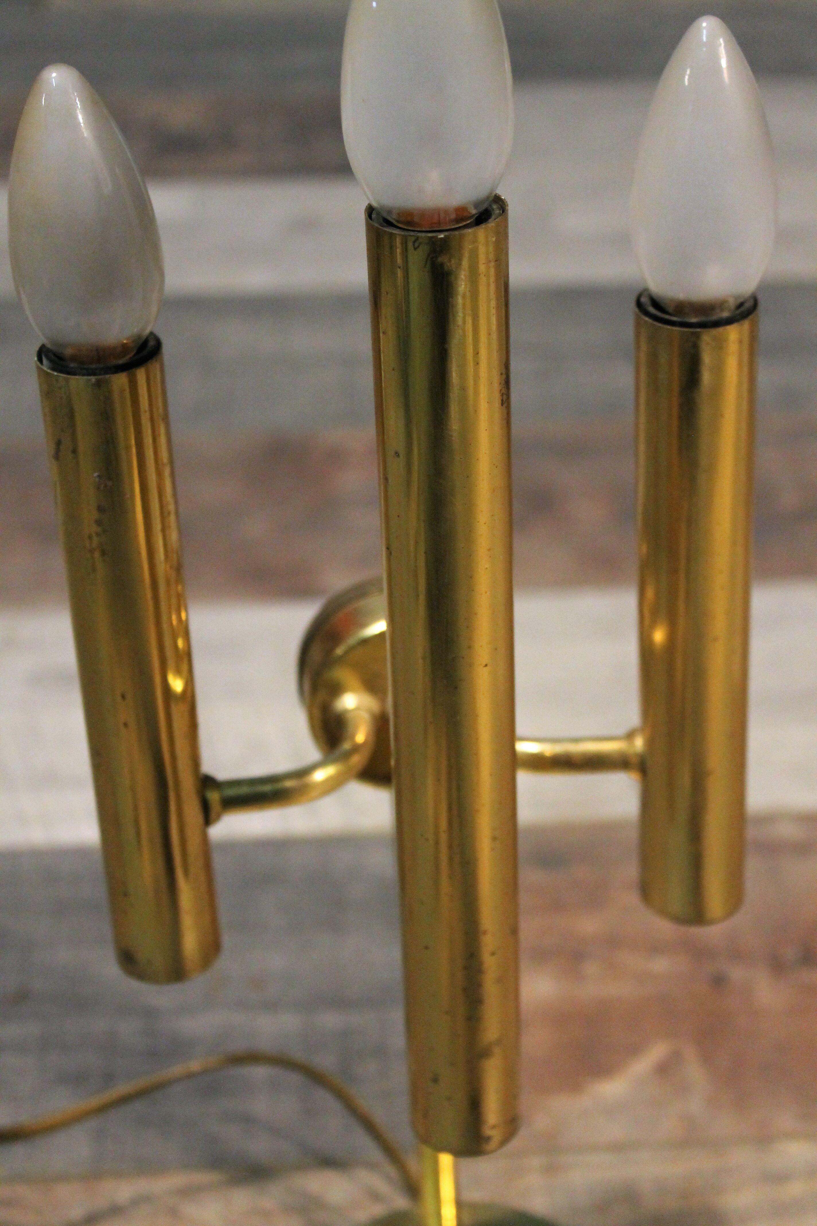Lampe "Tube" 3 feux 1960