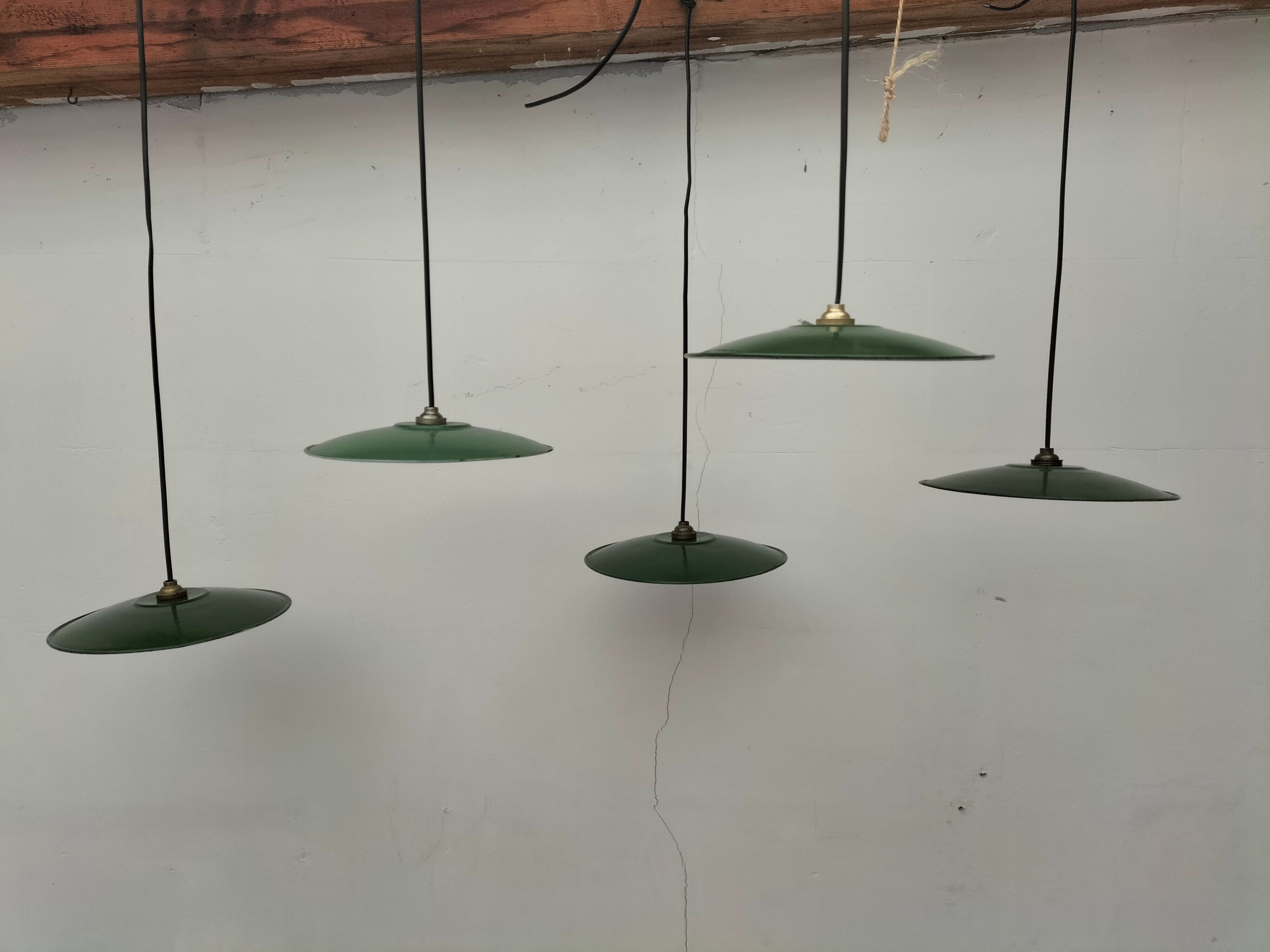 Set of antique lamps