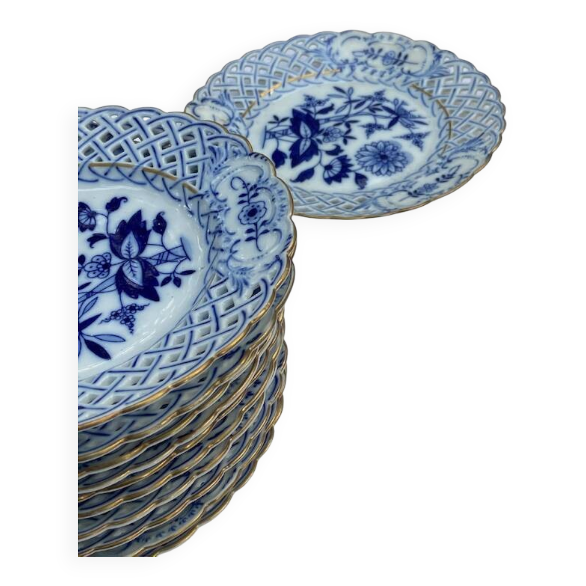 Meissen porcelain plates