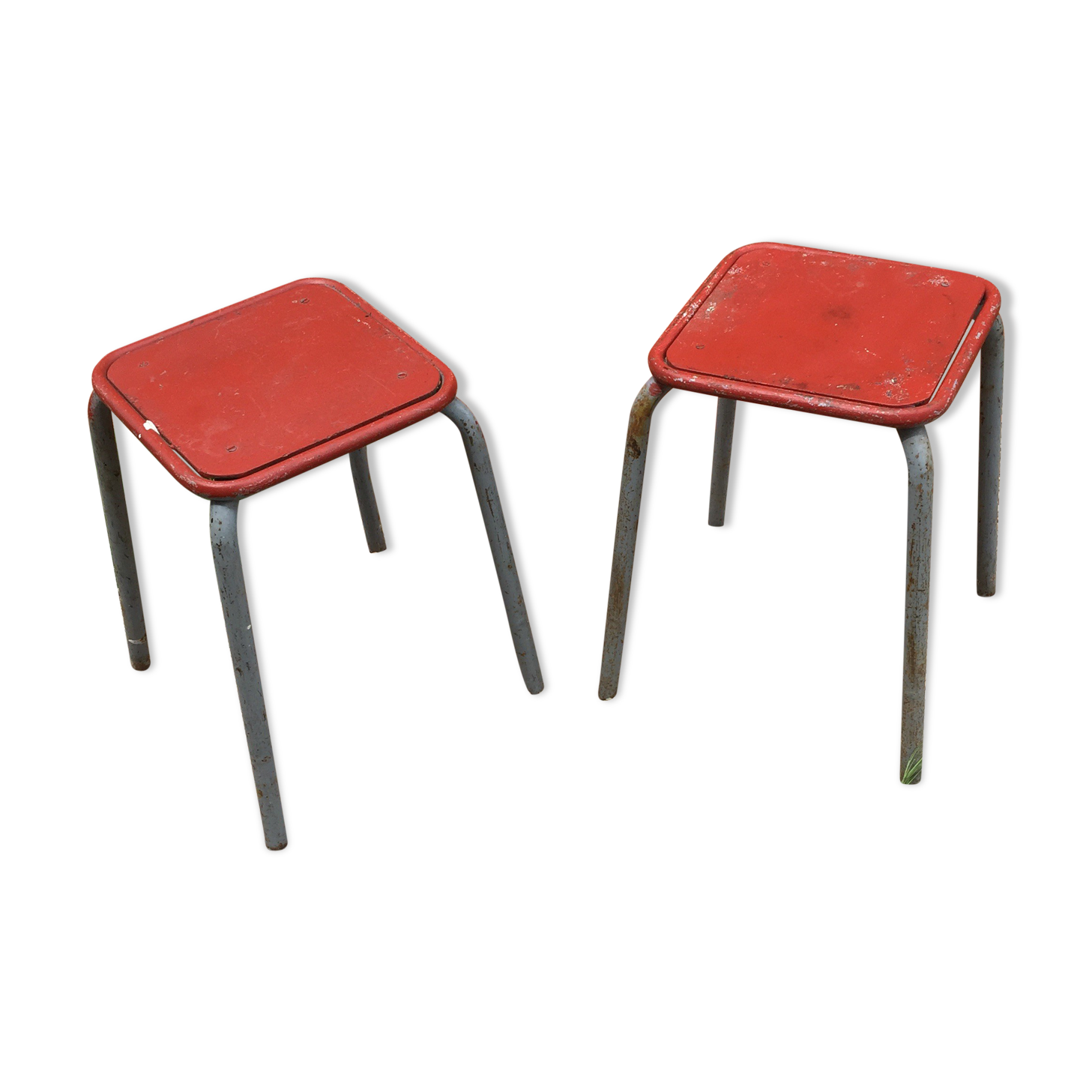 Pair of industrial stools