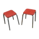 Paire de tabouret industriels