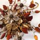 Ceiling lamp or wall lamp Maison Banci gilded metal and Murano glass