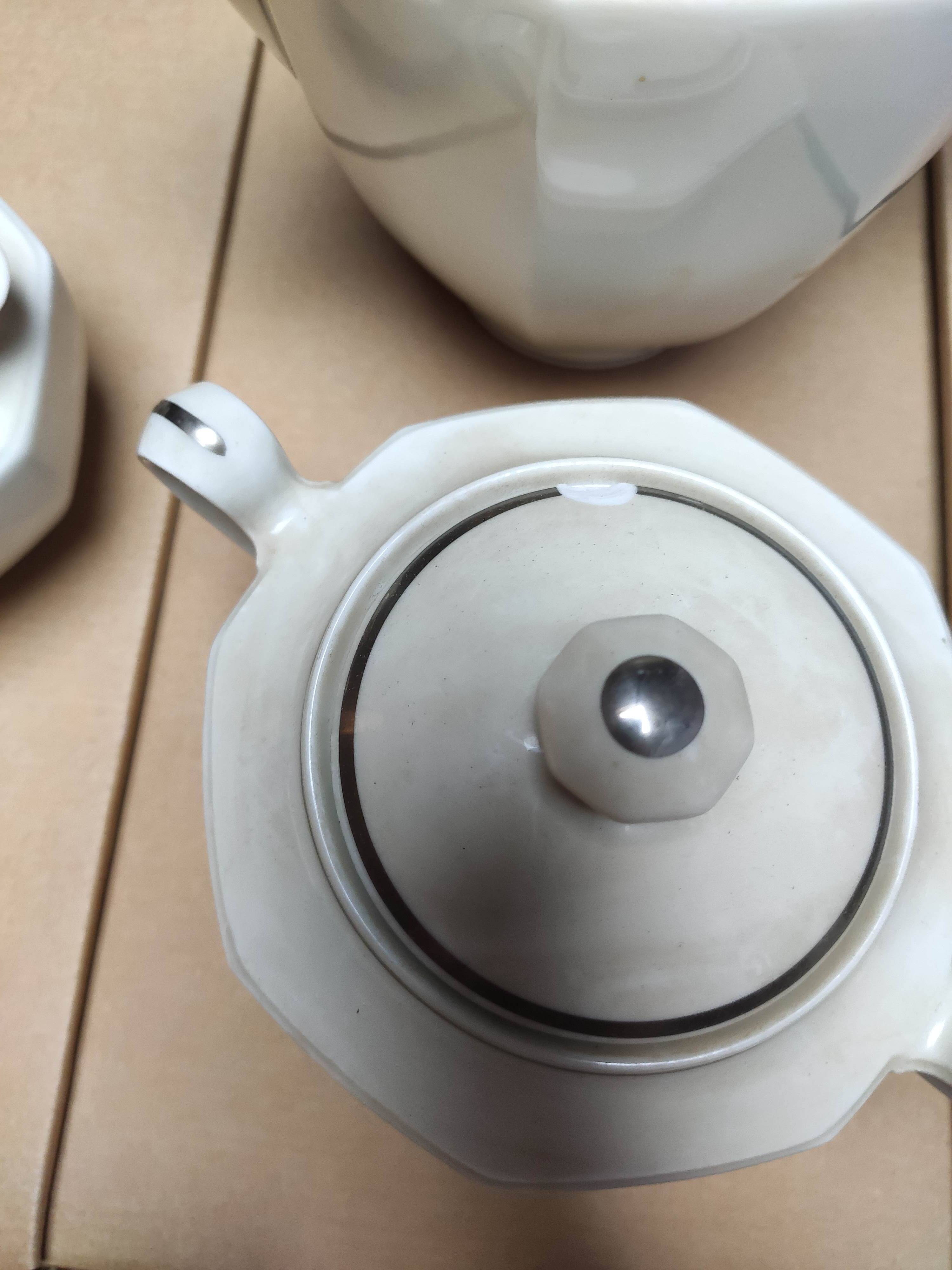 Vintage tea service Limoges porcelain 3 pieces