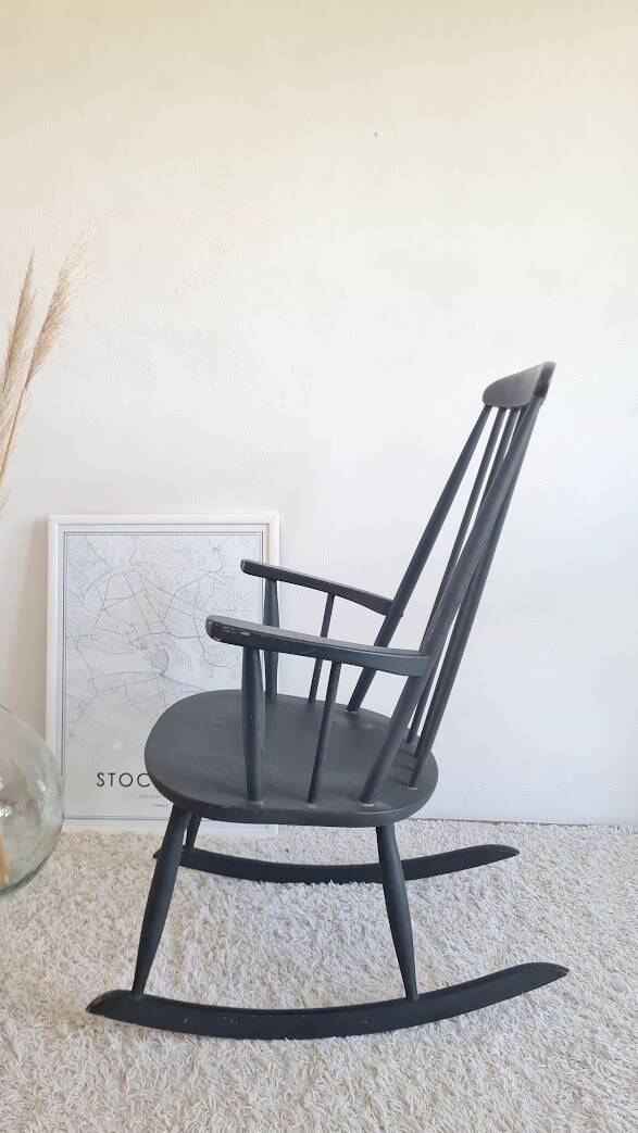 Scandinavian rocking chair from the 1960s.