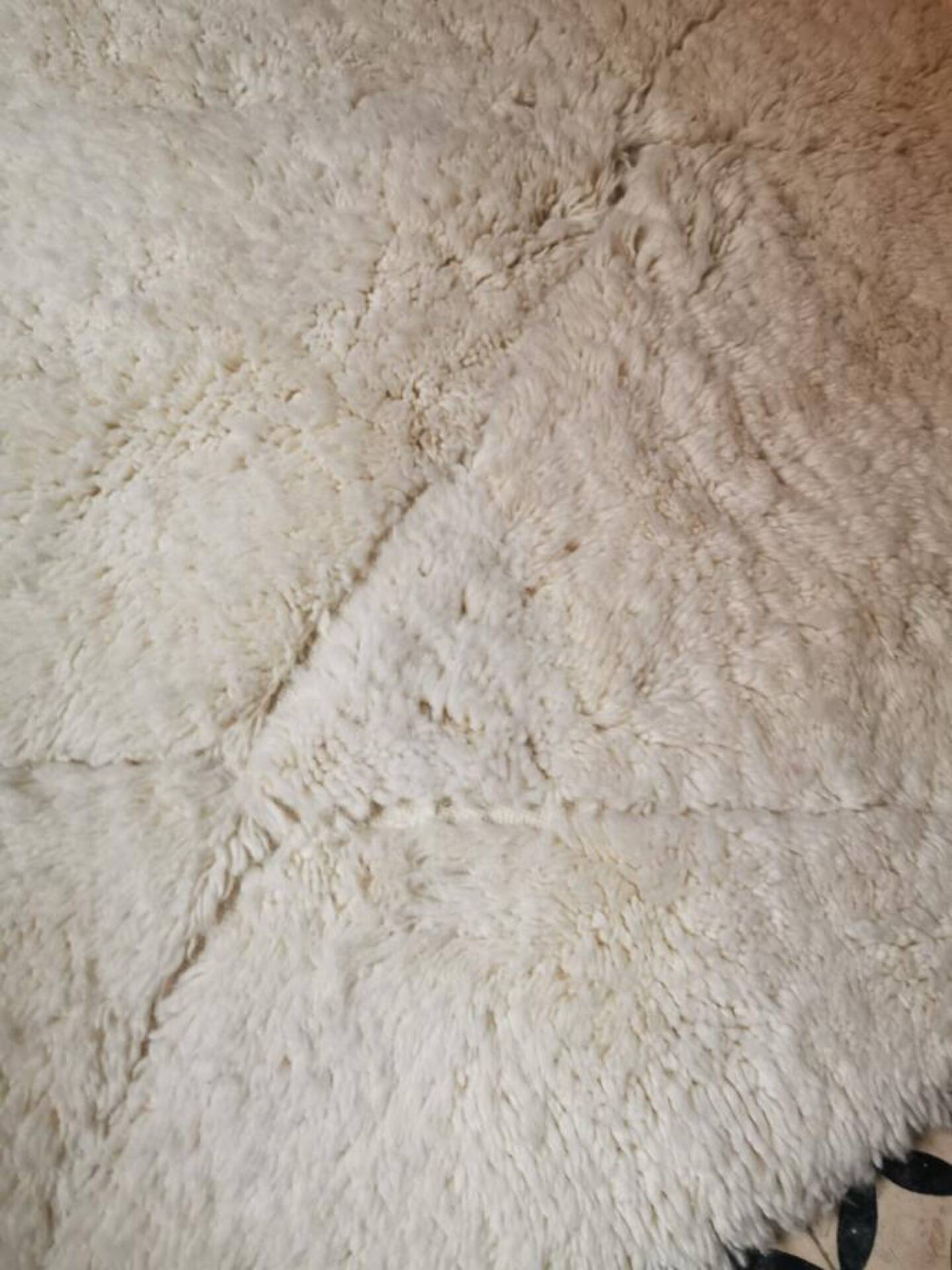 Ecru Berber rug