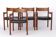 4 of 8 Vintage Armchairs, 1960s, Danish, Teak