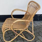 Vintage Belle 8 Rattan ArmChair