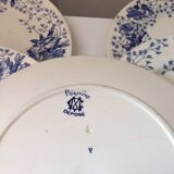 Ironstone plate Creil and Montereau primrose decoration 19th century