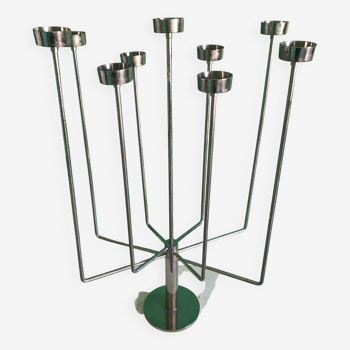 Nine-branched modular candlestick 80's