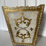 Florentine style wastepaper basket