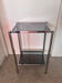Table d’appoint 1970 chrome/verre