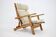Hans J. Wegner Oak Reclining Lounge Chair Model AP71, Denmark 1968