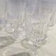 series of six white wine glasses Porto crystal from Arques service Louvre