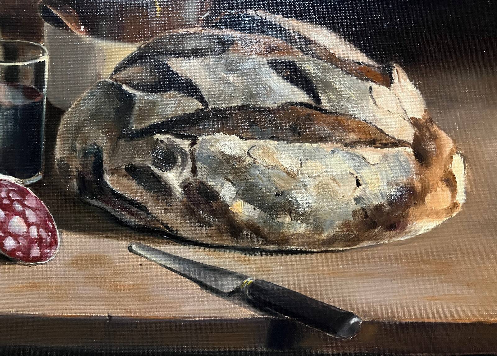 Tableau HST "Still Life: the Snack" by Dell'Aria (20th century)