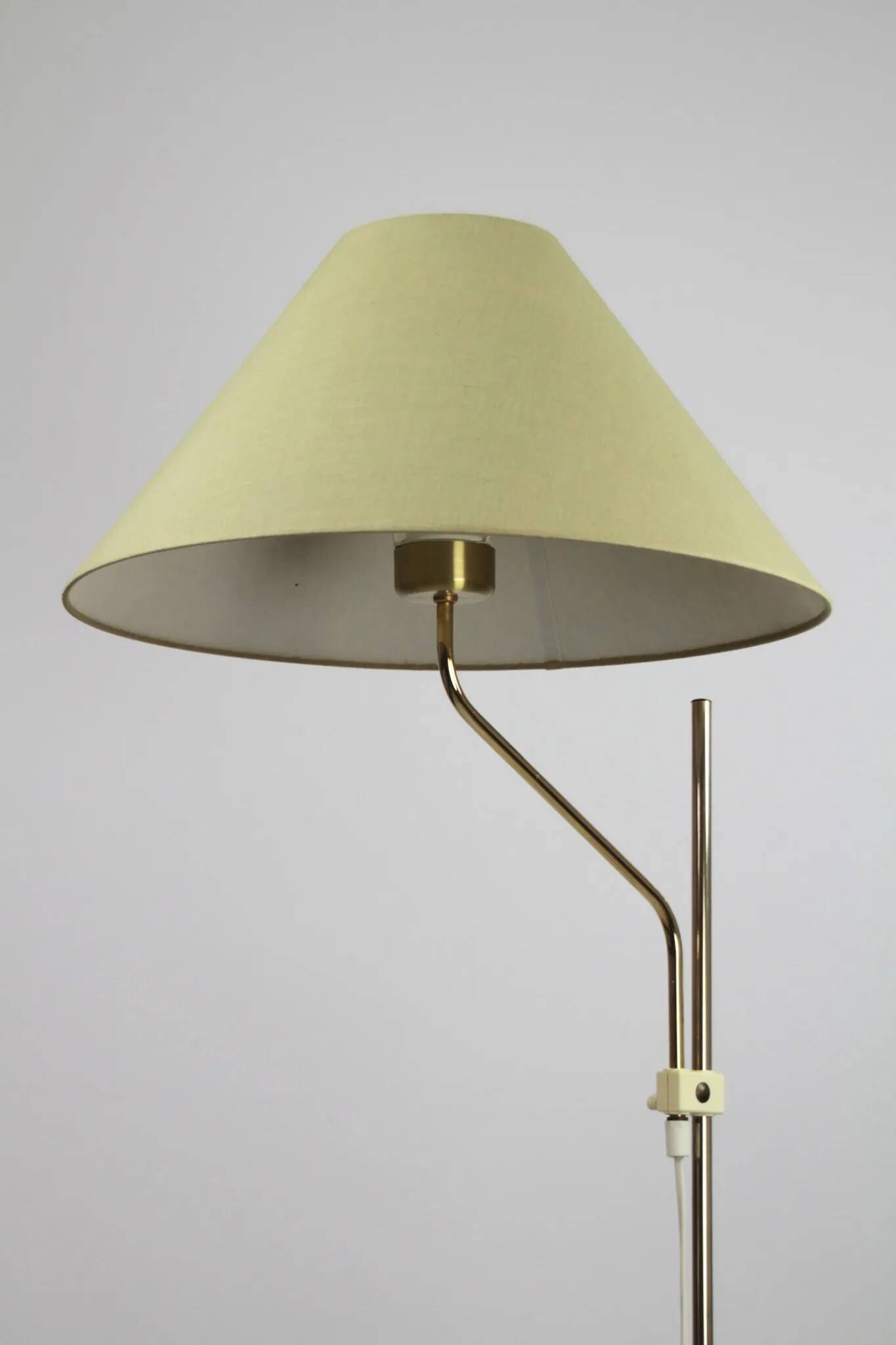 Brass Floor Lamp, Model G295 by Belid, Sweden —  Late1970s/ Early1980s