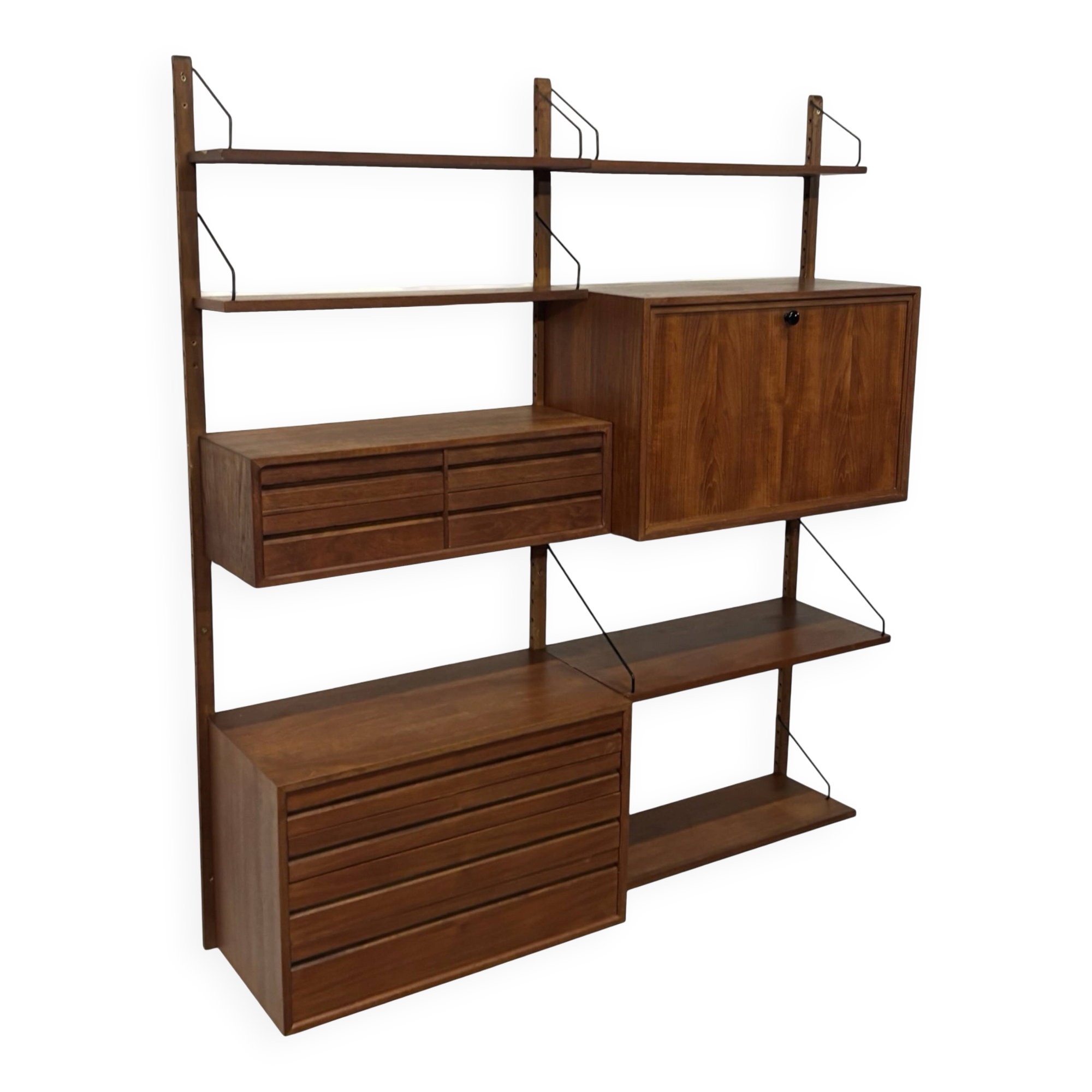 Vintage Poul Cadovius Royal System wall system wall unit