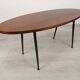 Vintage oval coffee table