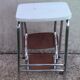 Tabouret marche pieds en formica - années 60-70