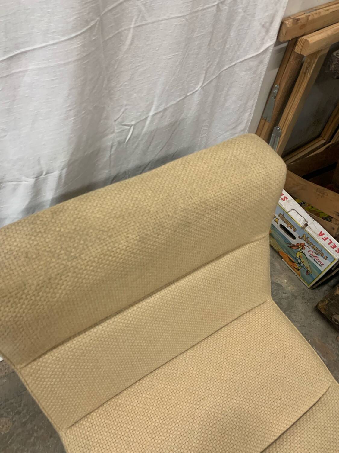 Pair of designer armchairs circa 1980