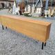 Enfilade vitrés vintage des années 60 en chêne