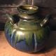 Flamed sandstone vase 3 handles