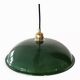 Green opaline pendant light