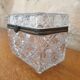 Coffret boîte cristal taillé XIXe