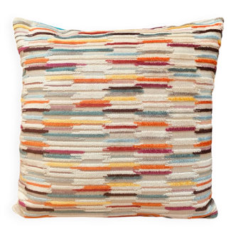 Coussin velours jacquard 40x40cm