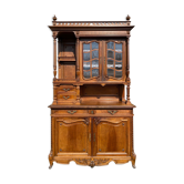 Buffet en noyer style Louis XV /Louis XVI