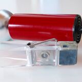 Red Targetti Sankey clip spot, 70s