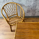 Rattan lounge
