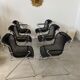 Set of 6 chairs "Penelope" by Charles Pollock for Castelli design year 1980