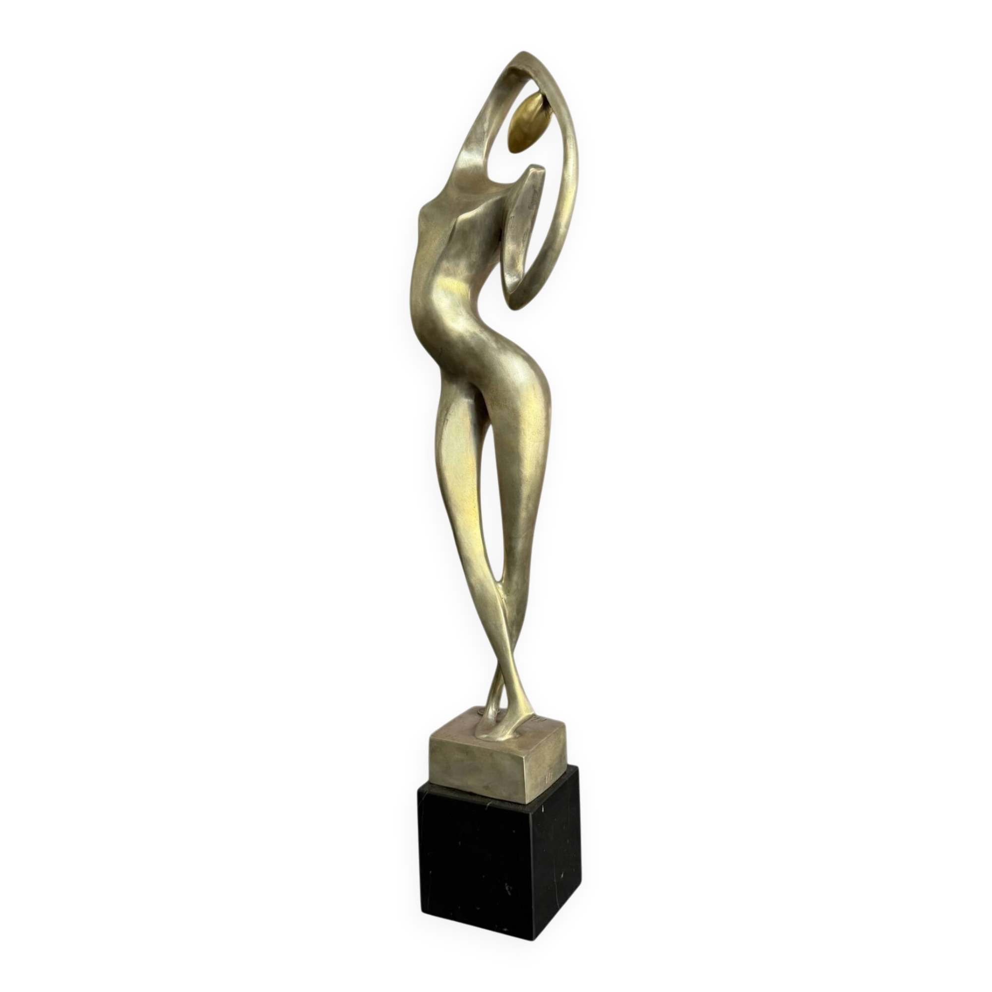 Large sculpture Milo Martin – Stylised Woman – Bronze 1/8 – 53 cm
