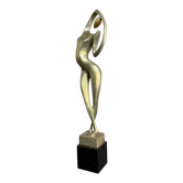 Grande sculpture Milo Martin – Femme stylisée – Bronze 1/8 – 53 cm