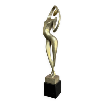 Large sculpture Milo Martin – Stylised Woman – Bronze 1/8 – 53 cm