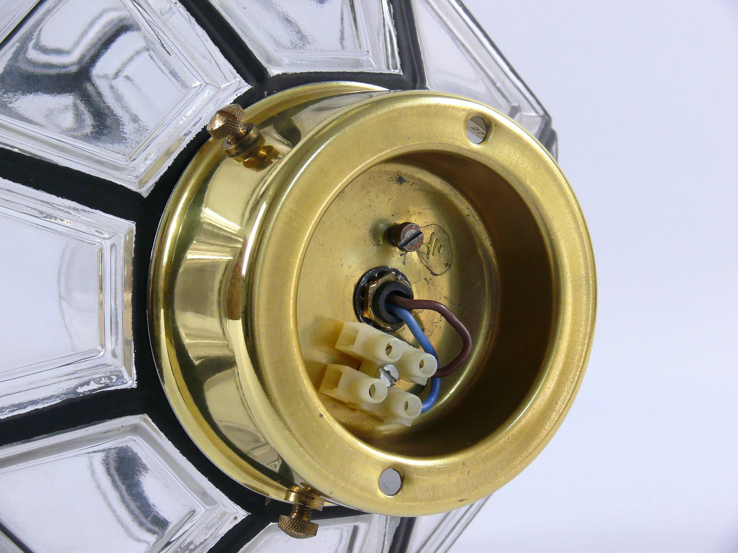 Hans-Agne Jakobsson ceiling lamp/wall light for Glashütte Limburg, 1970s, pendant, ceiling light