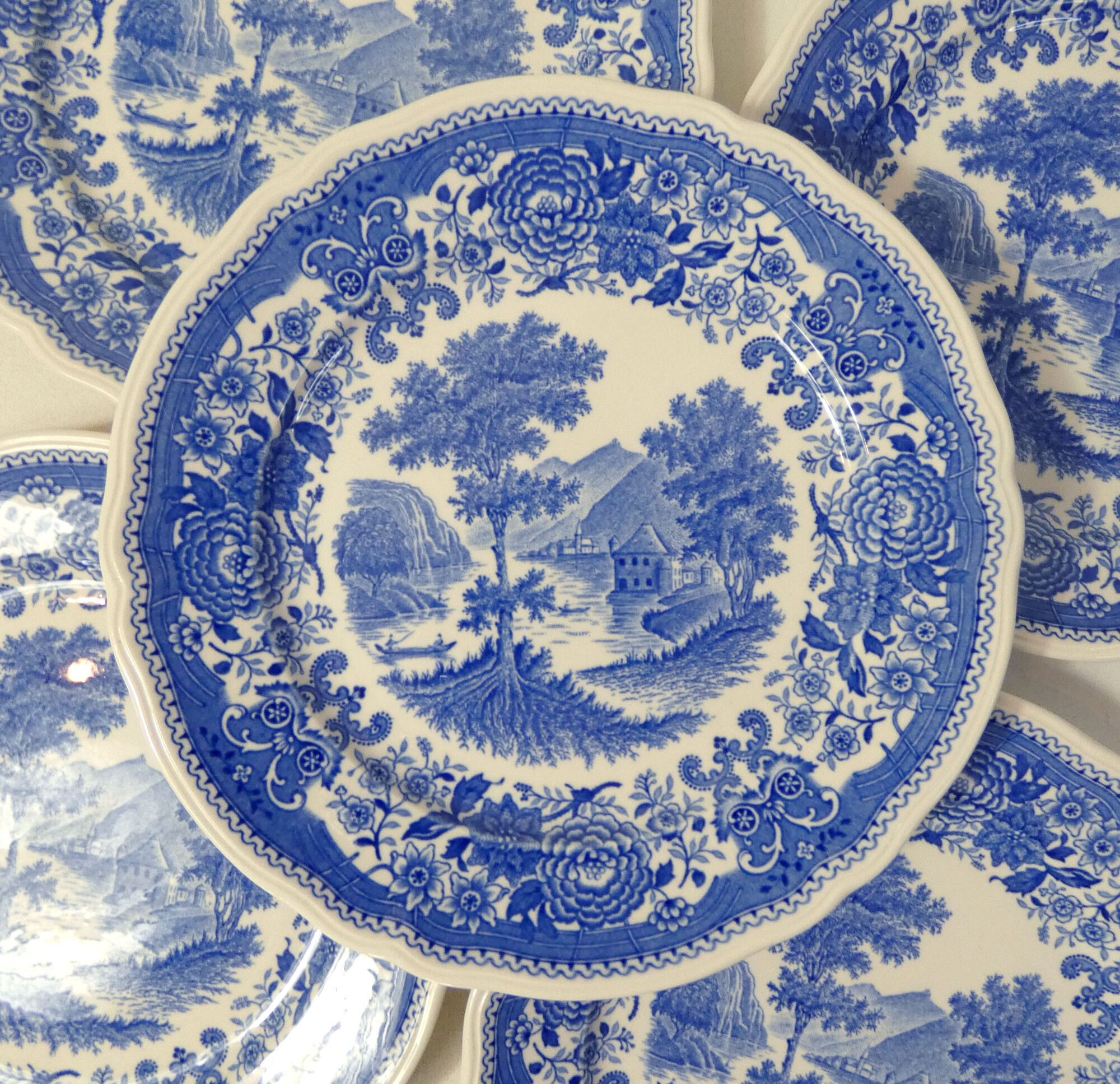6 dessert plates Villeroy & Boch Germany Burgenland TBE