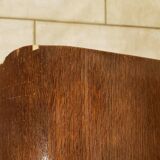 Pair of S-shaped tube school chairs