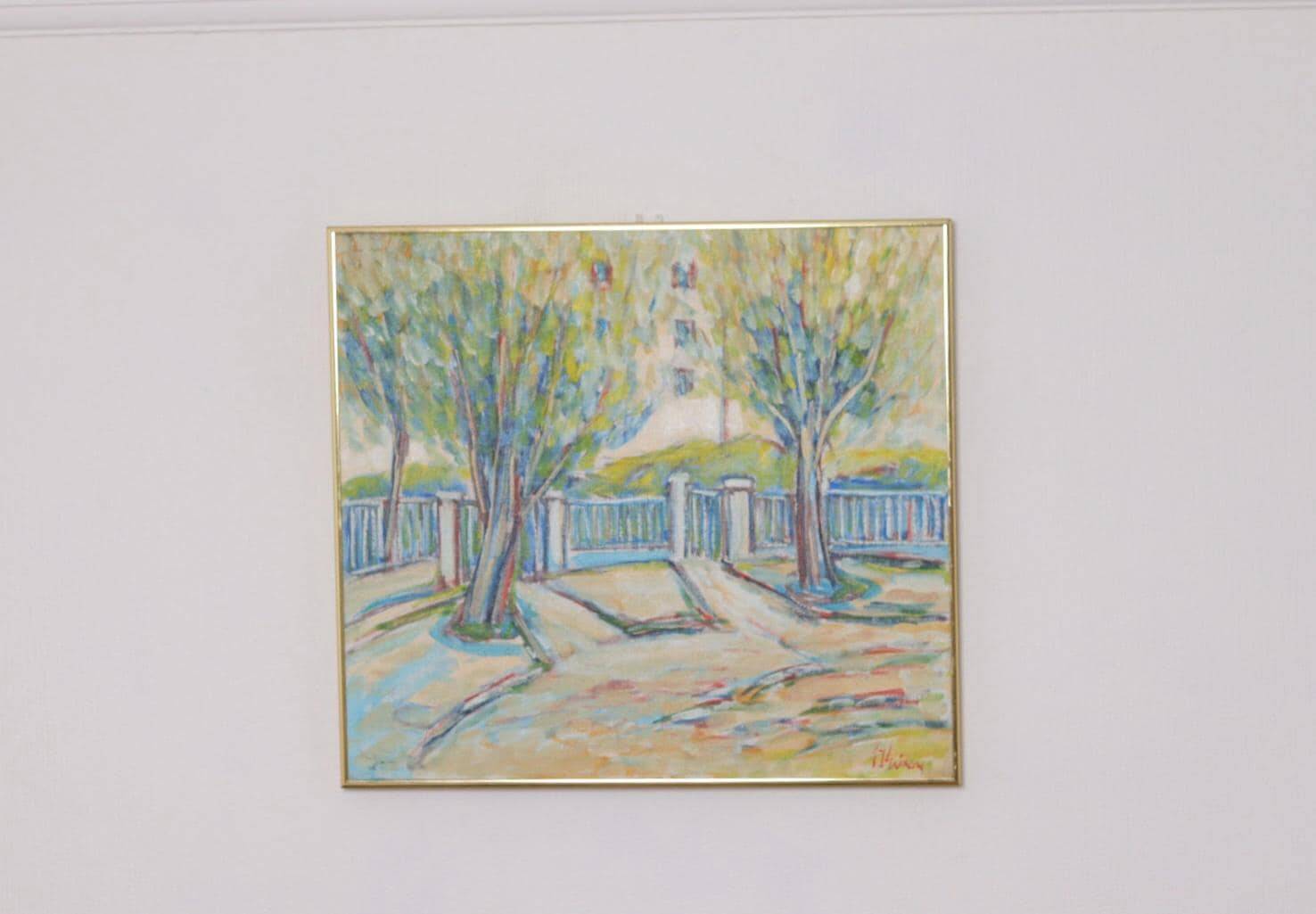 Swedish Oil on Canvas – “Sapri, Italy” by Gunnar Ingemar Erixon