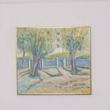 Swedish Oil on Canvas – “Sapri, Italy” by Gunnar Ingemar Erixon