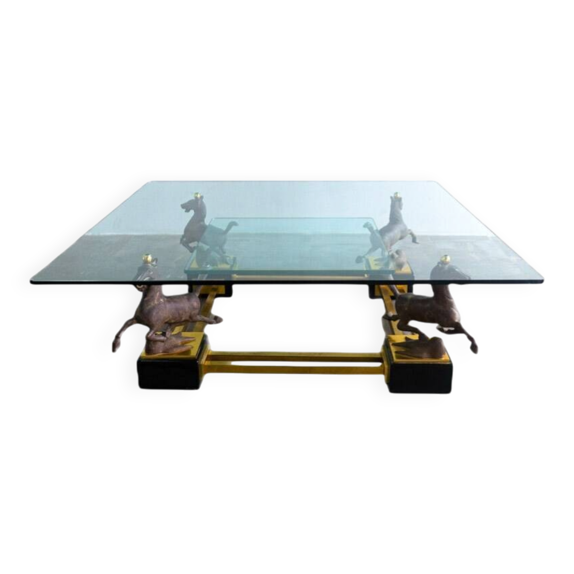 Coffee table by Maison Charles, France 1970s