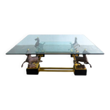 Coffee table by Maison Charles, France 1970s