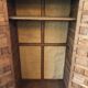 Ancient walnut cabinet
